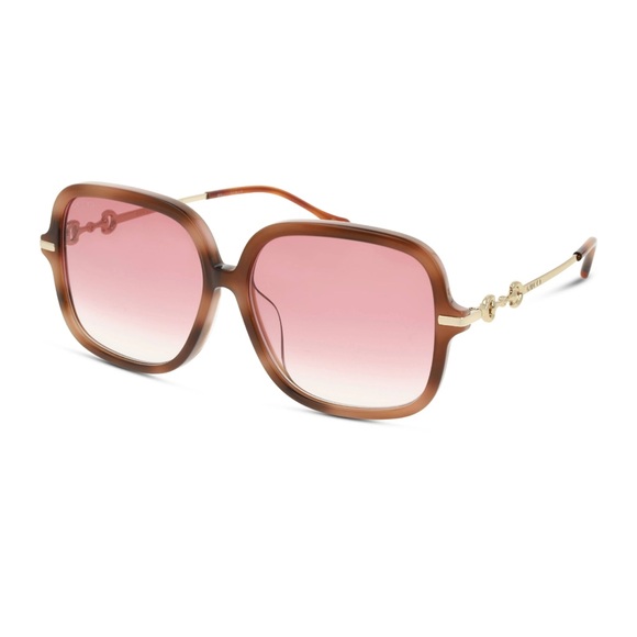 Gucci Women Sunglasses
GG0884SA-003 Havana / Gold / Red
Gradient Lenses - Picture 2 of 15